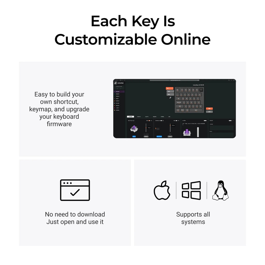 QuanGear L0 HE One-Handed Magnetic Gaming Keyboard