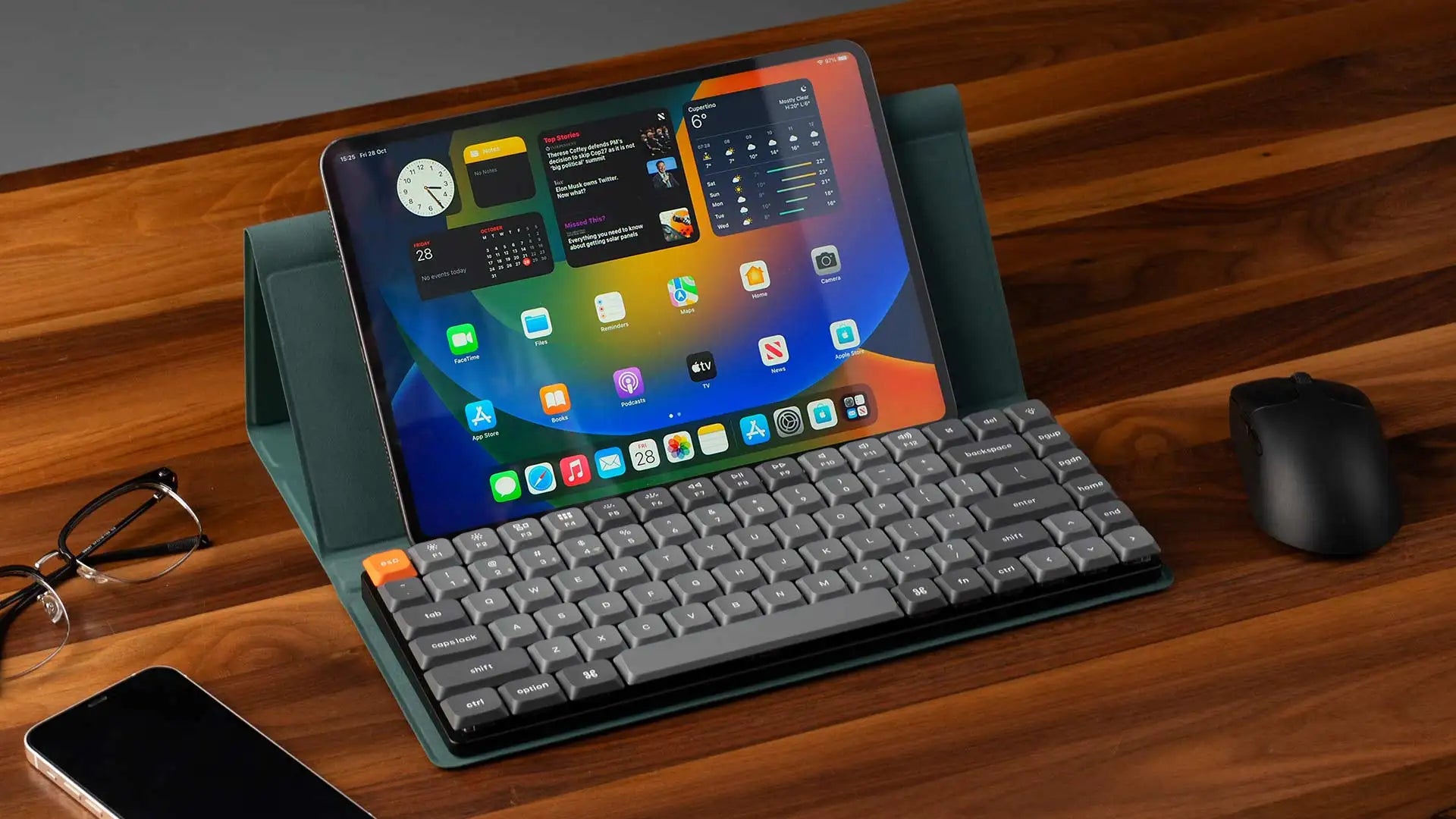 QuanGear Folio Case for K3 Series Low Profile Keyboard