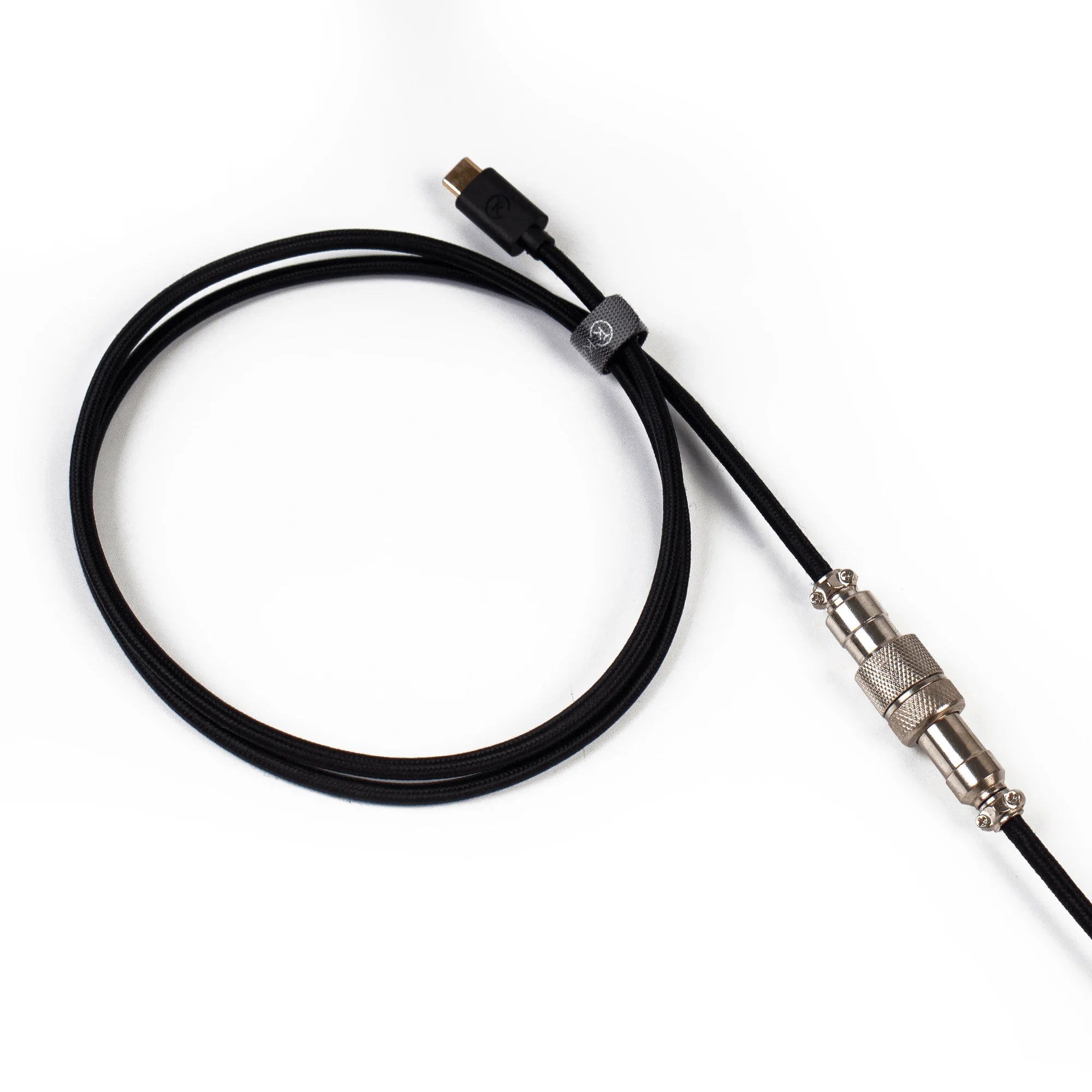 QuanGear Coiled Aviator Cable for Q/V/Low Profile Keyboards