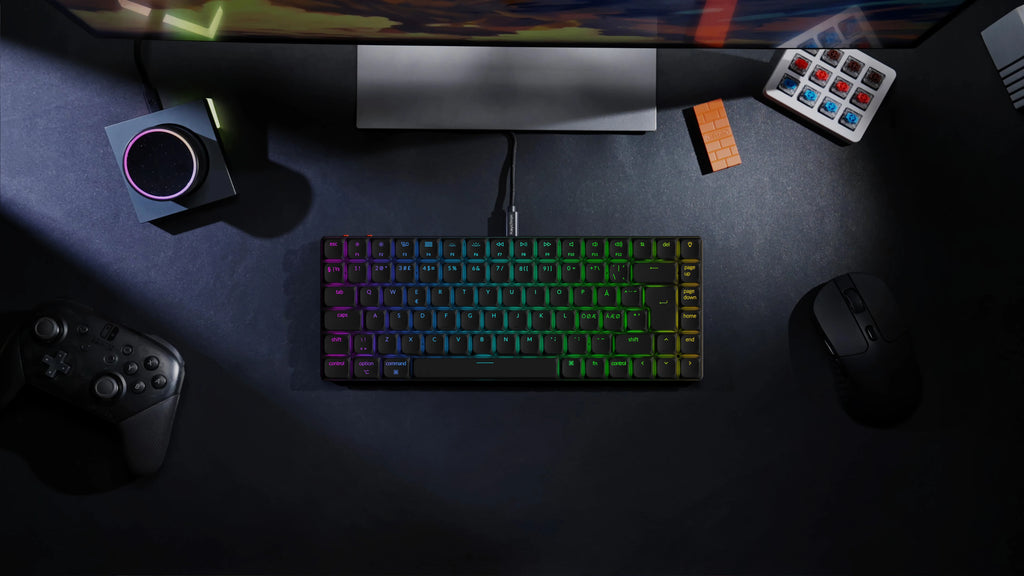 QuanGear ISO Low Profile Shine-Through ABS LSA Keycap Set