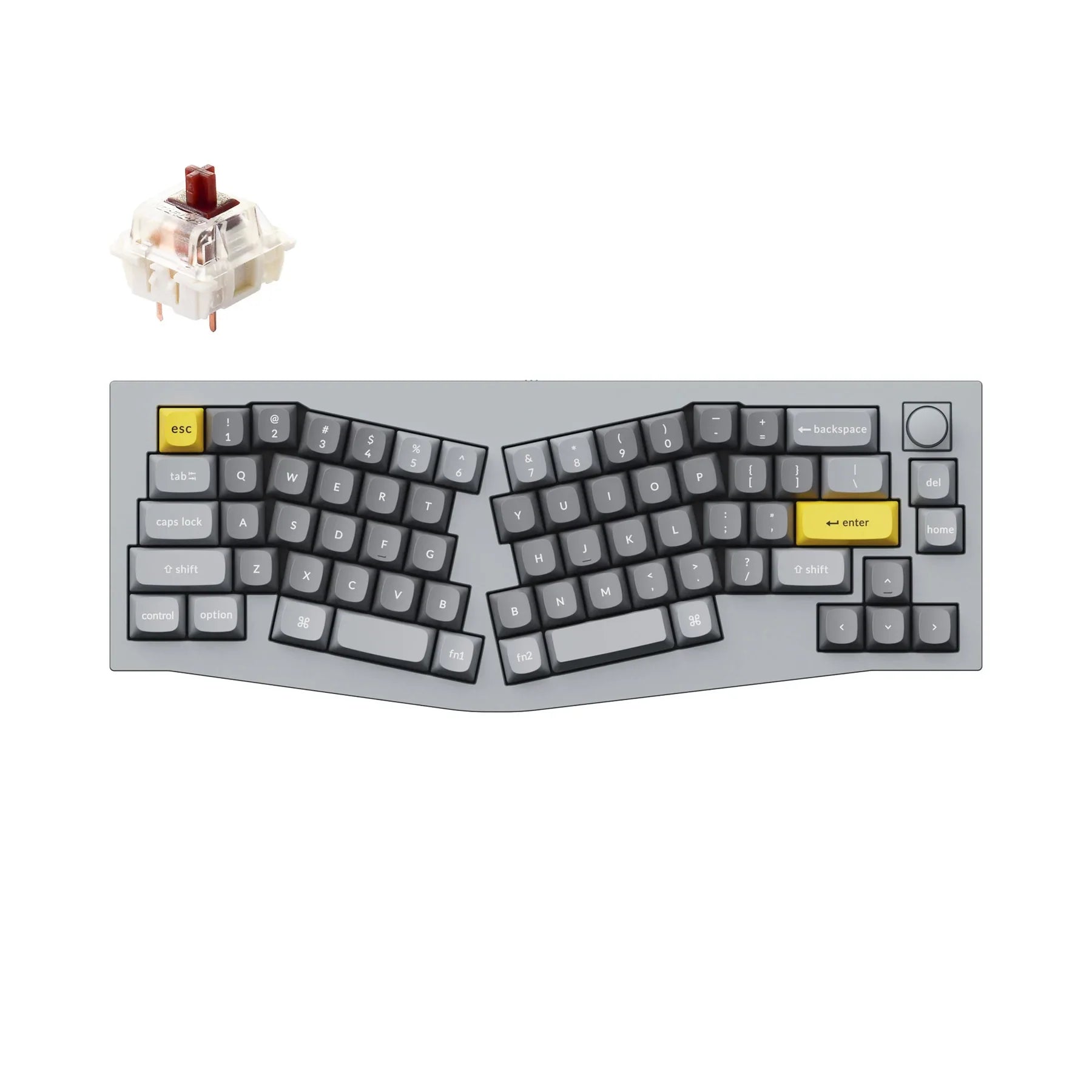 QuanGear Q8 Wired Knob Mechanical Keyboard