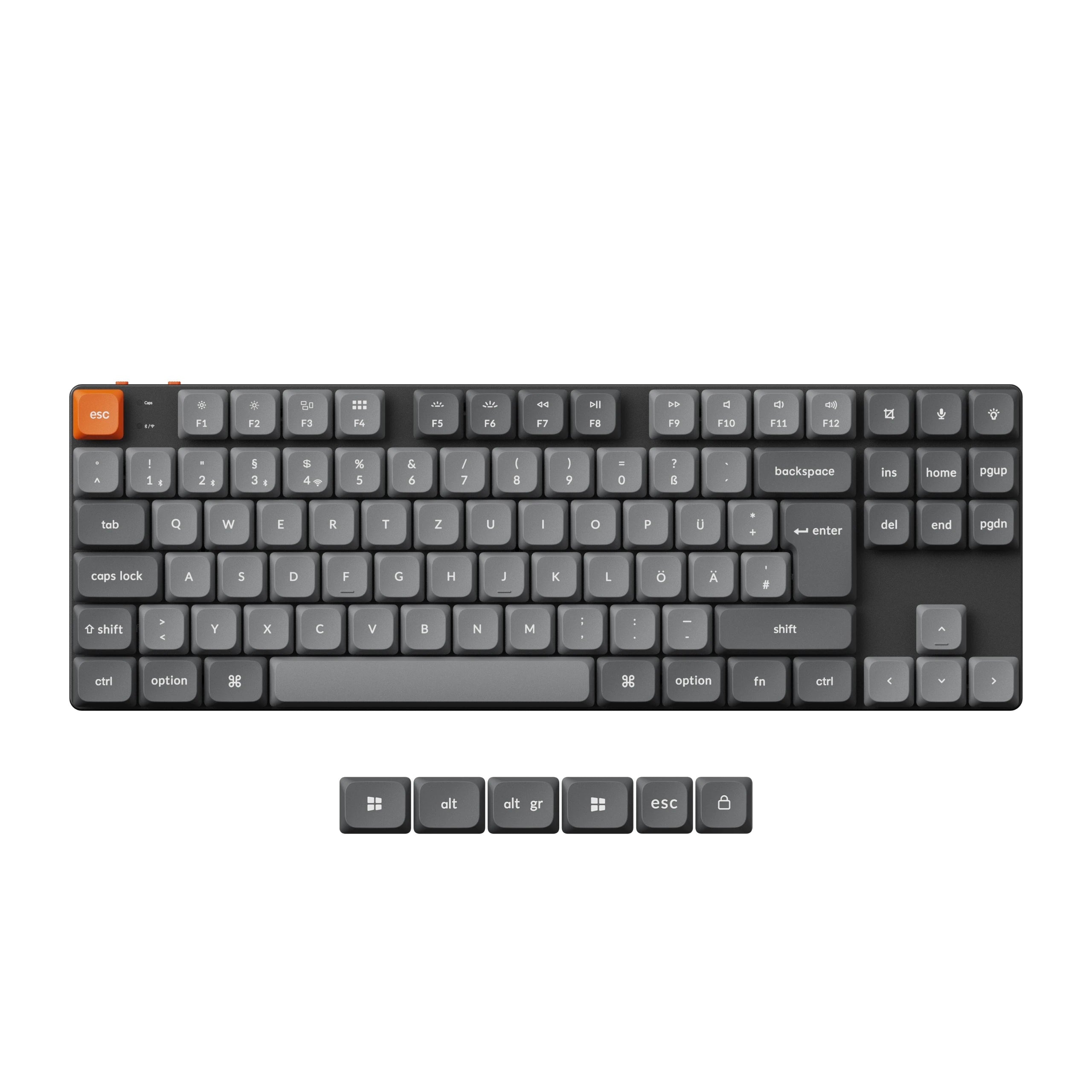 QuanGear K1 Max ISO Wireless Low Profile Mechanical Keyboard
