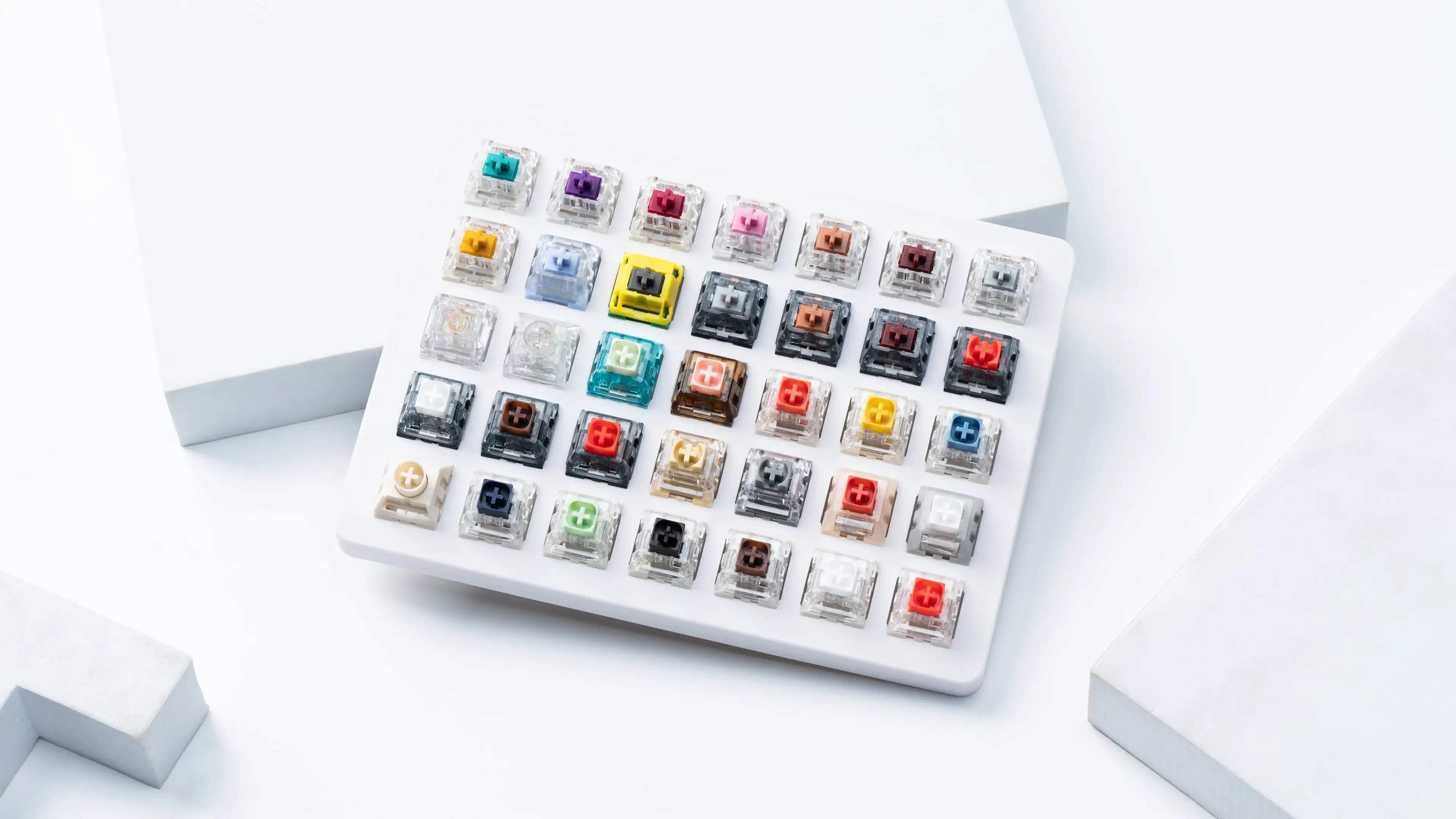 QuanGear Kailh Switch Tester 35 Pcs for Mechanical Keyboard
