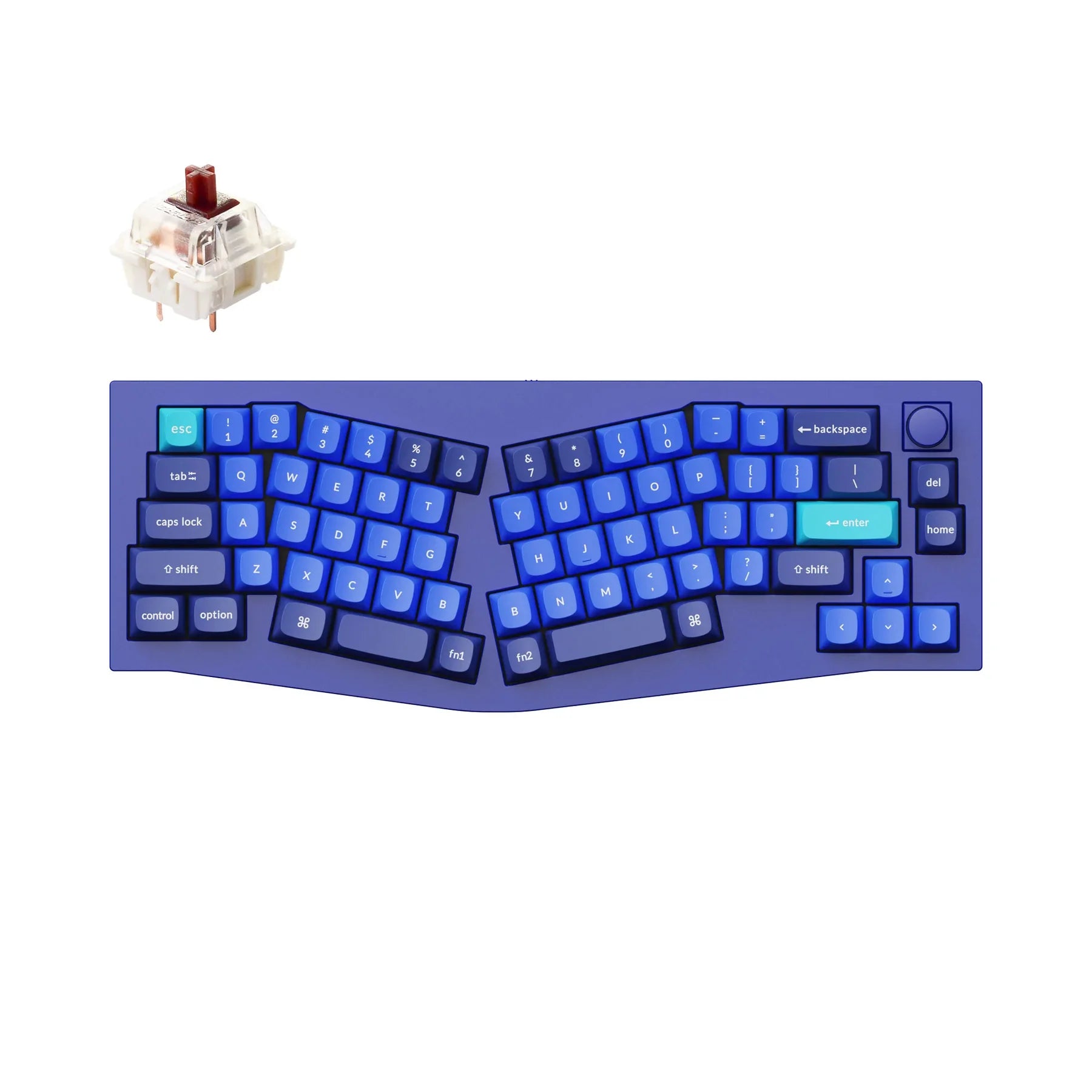 QuanGear Q8 Wired Knob Mechanical Keyboard