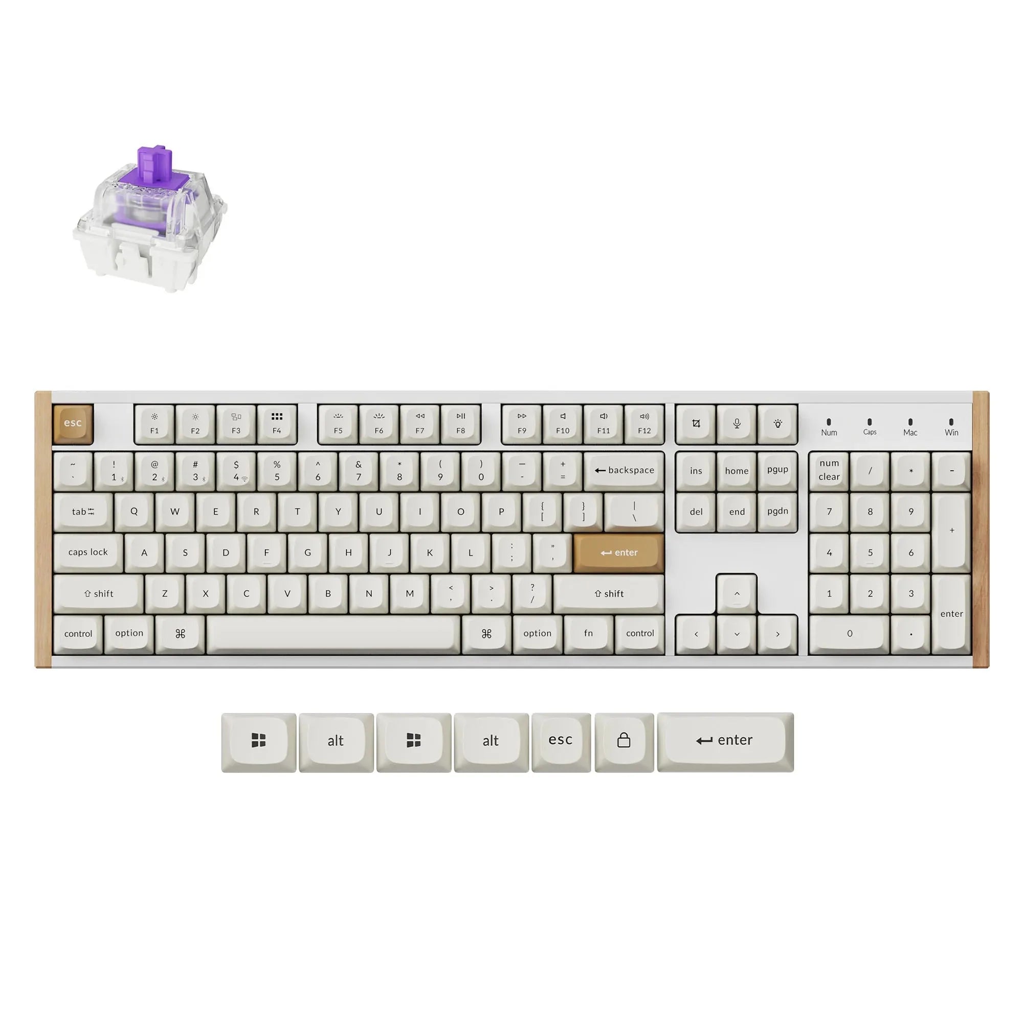 QuanGear K10 HE Wireless Magnetic Switch Keyboard