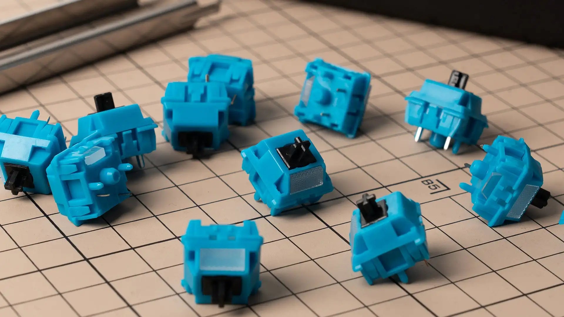 QuanGear Haimu Midnight Linear Switch 45 / 110 Pcs for Mechanical Keyboard