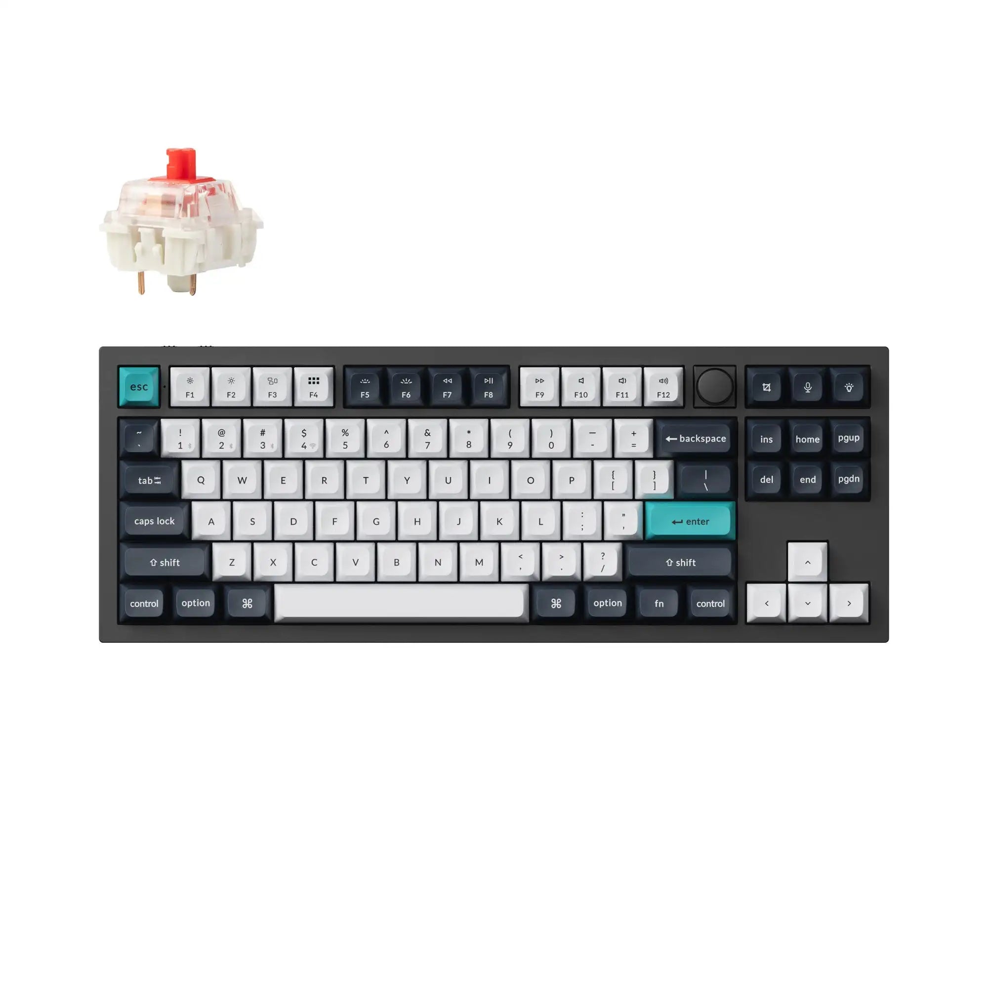 QuanGear Q3 Max Wireless Mechanical Keyboard for Mac/Windows/Linux