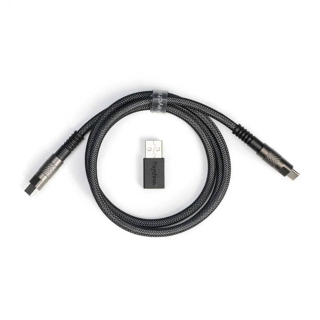 QuanGear Double-Sleeved Type-C Cable for Mechanical Keyboard