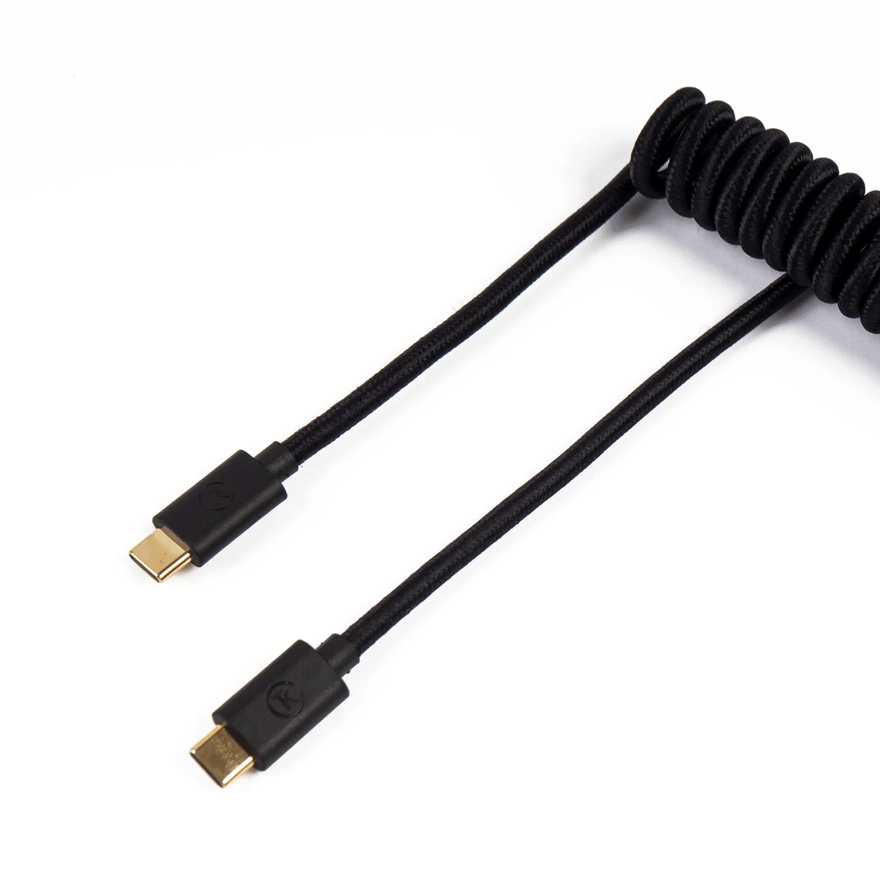 QuanGear Coiled Aviator Cable for Q/V/Low Profile Keyboards