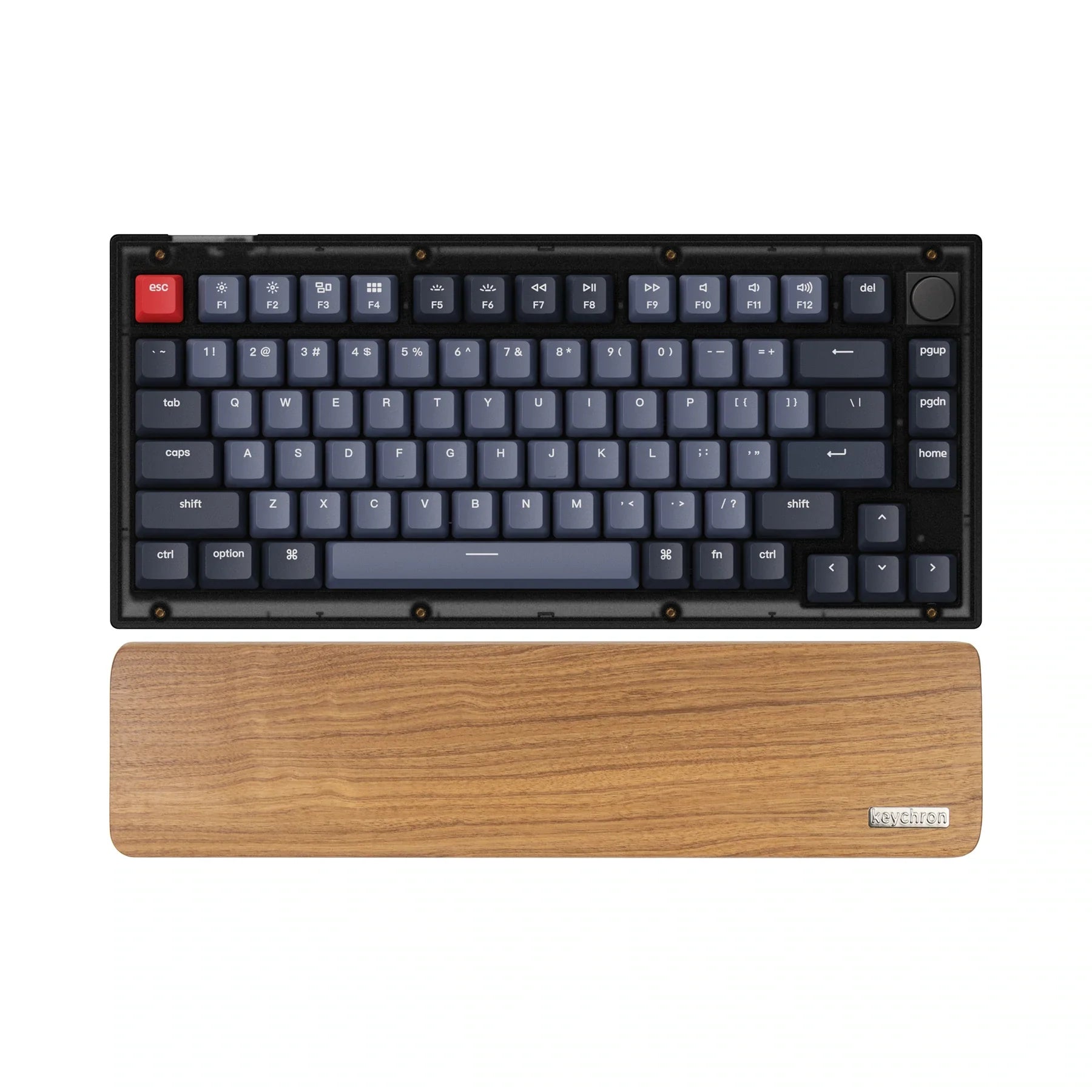 QuanGear Wooden Palm Rest for Mechanical Keyboard
