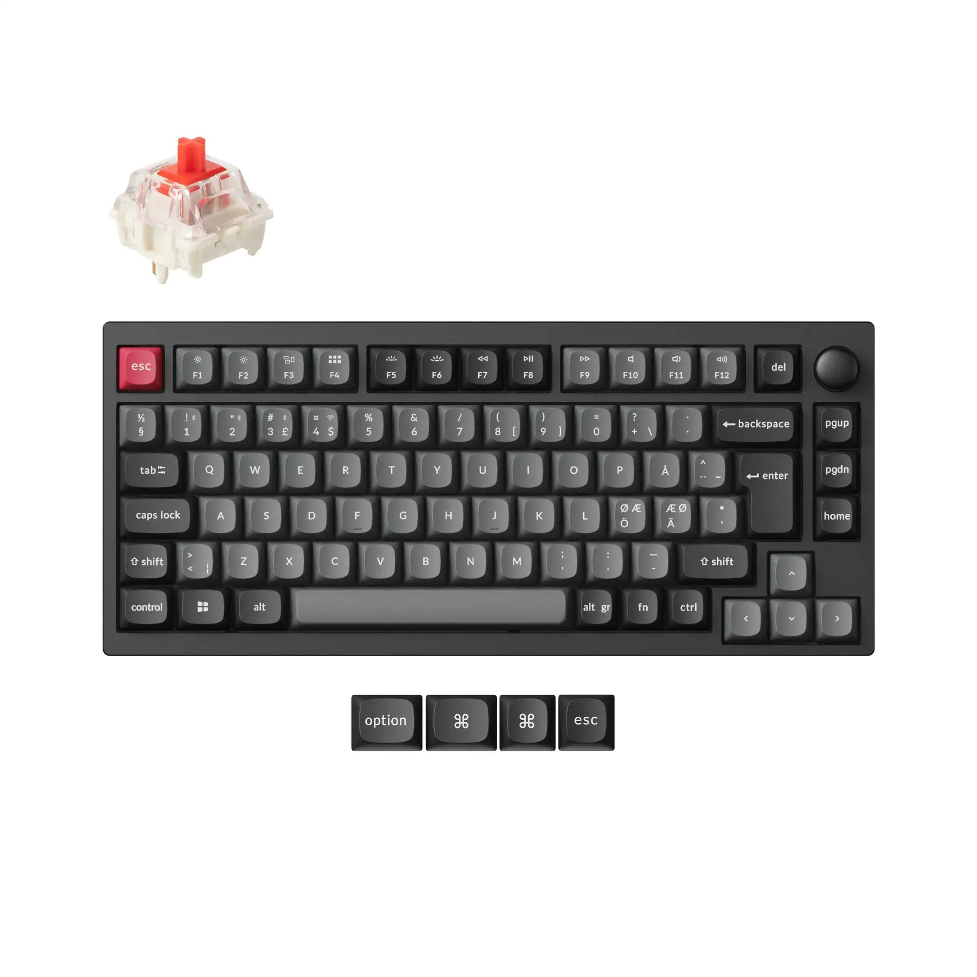 QuanGear P1 Pro ISO Wireless Gaming Keyboard