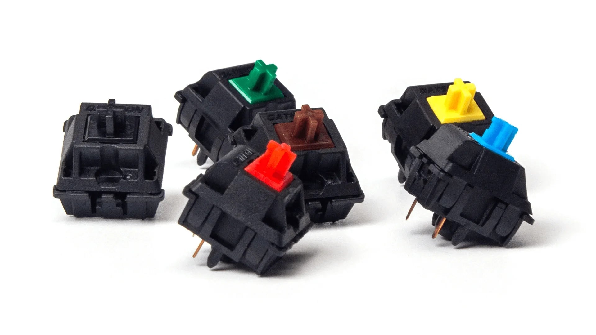 QuanGear Gateron Full Black Switch 110 Pcs for Mechanical Keyboard