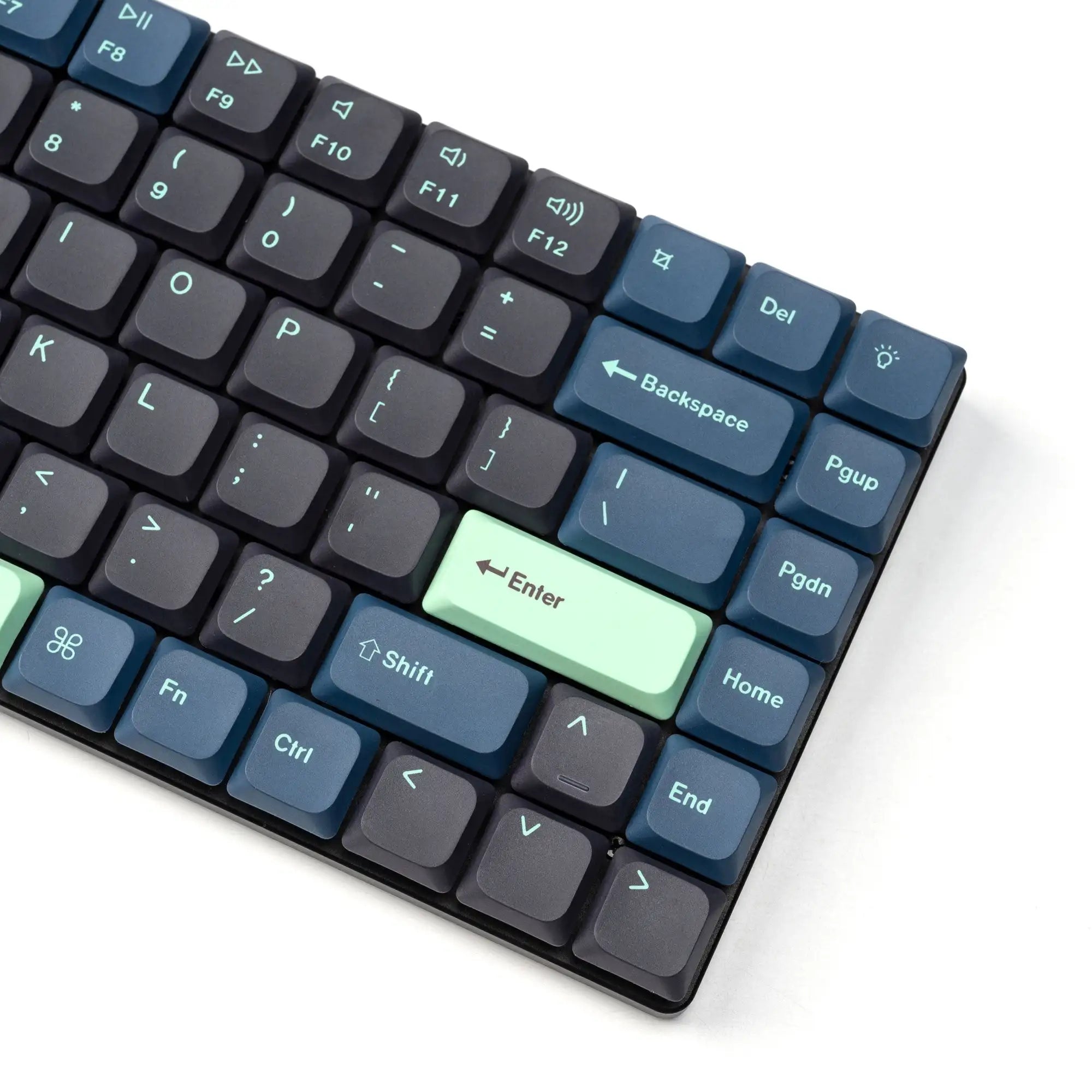 QuanGear Low Profile PBT Keycap Set for Mechanical Keyboard